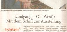 2011-Pinneberg Ausstellung Landgang Wedel-Schulauer Tageblatt 16 7 2011